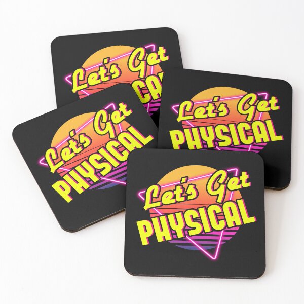 Item preview, Lets Get Physical 80s Costume Party Retro Neon Eighties Workout 1980s designed and sold by AnyKitty.