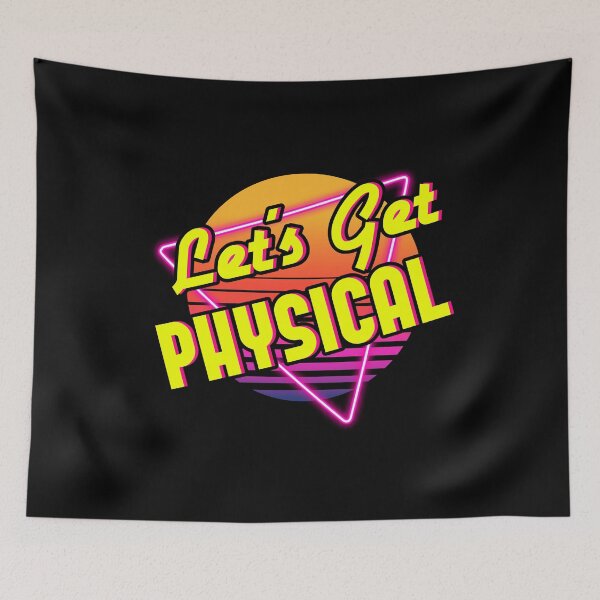 Item preview, Lets Get Physical 80s Costume Party Retro Neon Eighties Workout 1980s designed and sold by AnyKitty.