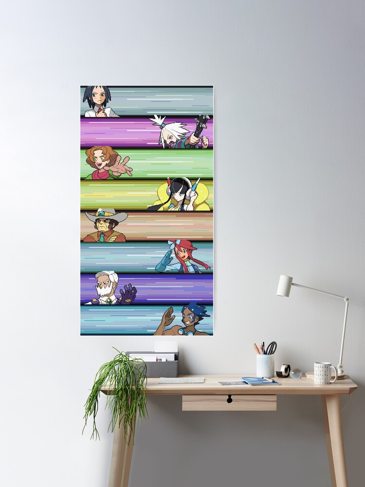 Unova VS Gym Leaders Banner Poster for Sale by rachxt