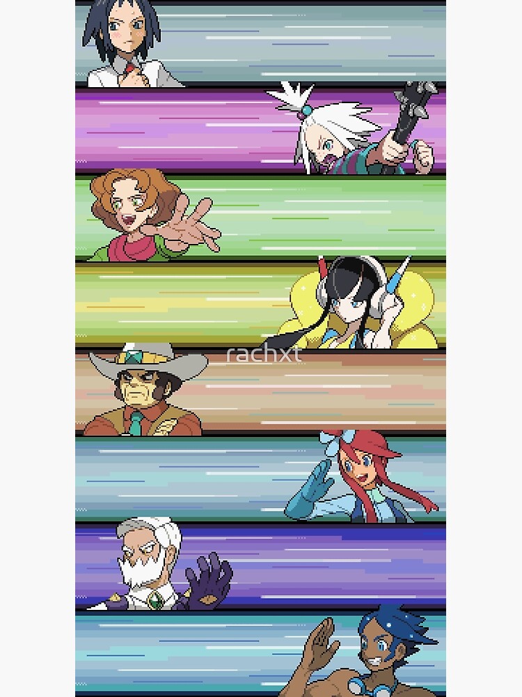 Unova VS Gym Leaders Banner Poster for Sale by rachxt