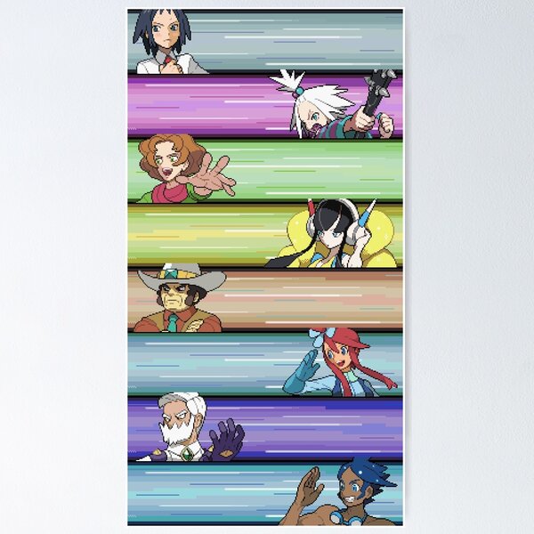 Unova VS Gym Leaders Banner Poster for Sale by rachxt