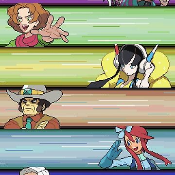 Unova VS Gym Leaders Banner Poster for Sale by rachxt