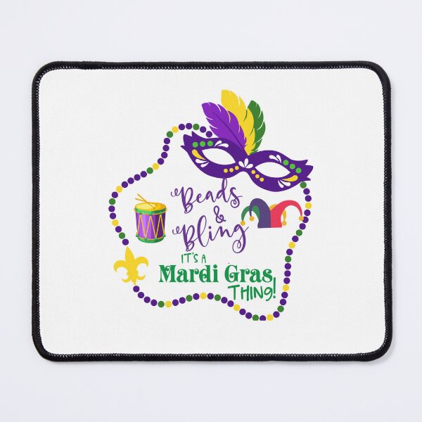 Item preview, Mardi Gras Beads & Bling It's a Mardi Gras Thing Cool designed and sold by R&BApparel.