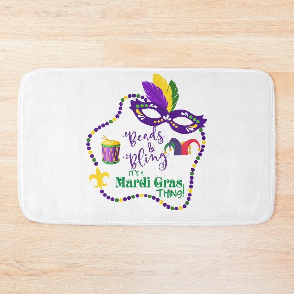 Item preview, Mardi Gras Beads & Bling It's a Mardi Gras Thing Cool designed and sold by R&BApparel.