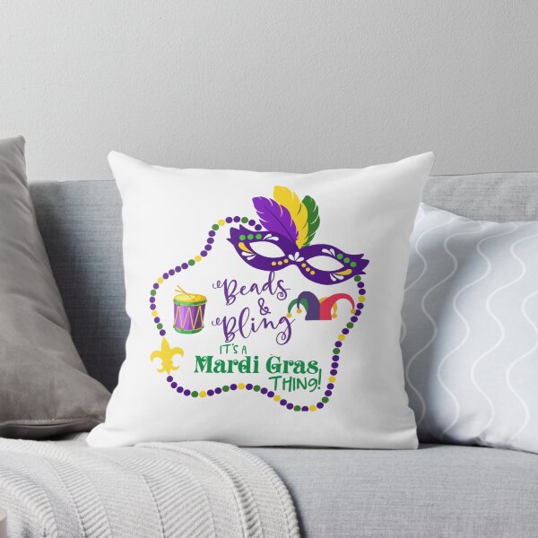 Item preview, Mardi Gras Beads & Bling It's a Mardi Gras Thing Cool designed and sold by R&BApparel.