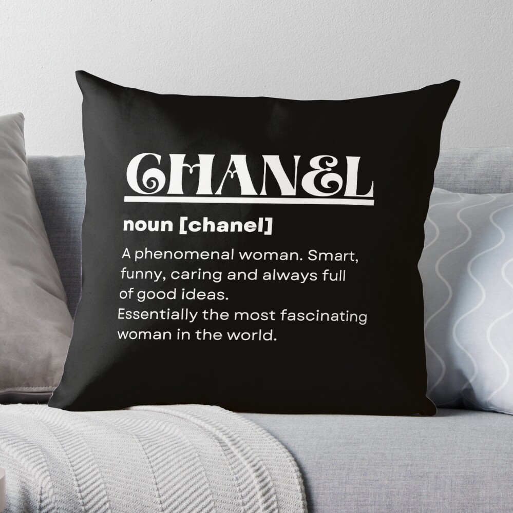 Chanel Name Throw Pillow for Sale by IMQFourteenth