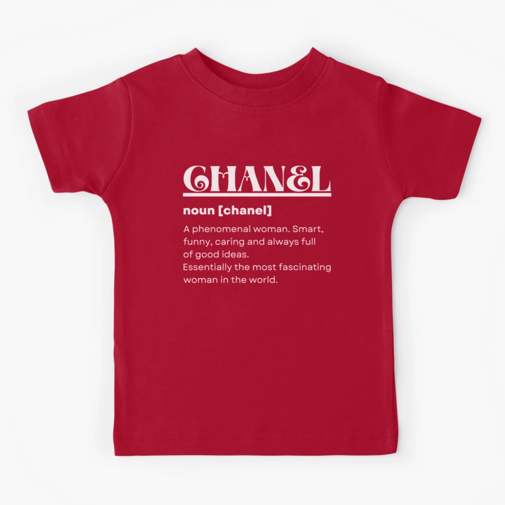 Chanel Name Kids T-Shirt for Sale by IMQFourteenth