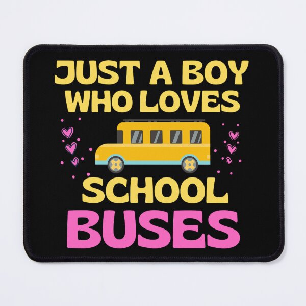 Item preview, Just A Boy Who Loves School Buses Funny Back To School For Kids designed and sold by chetan786.