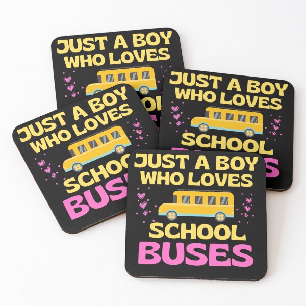 Item preview, Just A Boy Who Loves School Buses Funny Back To School For Kids designed and sold by chetan786.