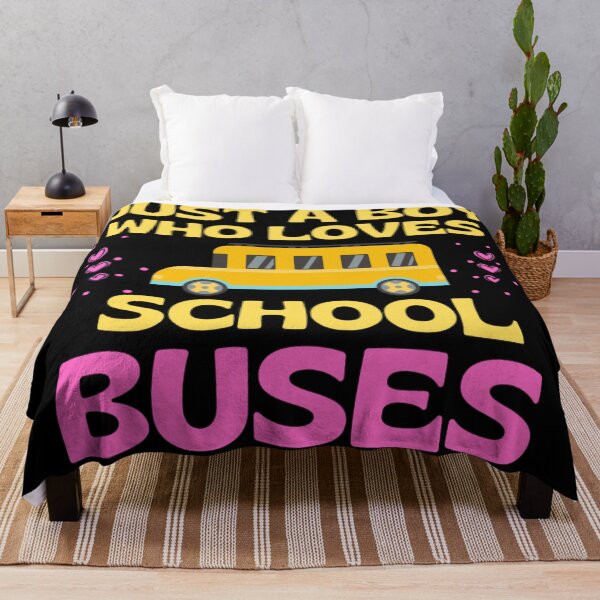 Item preview, Just A Boy Who Loves School Buses Funny Back To School For Kids designed and sold by chetan786.