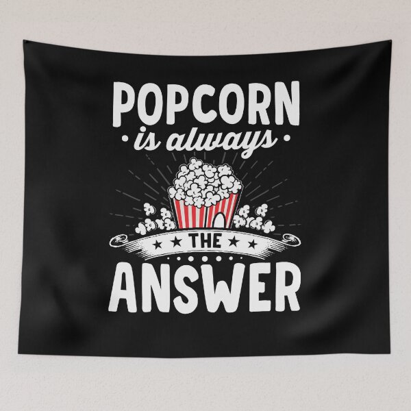 Item preview, Popcorn Is Always The Answer Shirt, Popcorn Lover Shirt, Popcorn Shirt, Popcorn Party Shirt, Popcorn Gift, Eat Popcorn Watch Movies Shirt designed and sold by aymob.