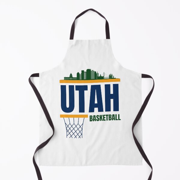 Item preview, Utah Basketball Green Blue Yellow NBA Apparel Utah Jazz Salt Lake City Skyline designed and sold by CameronBischoff.