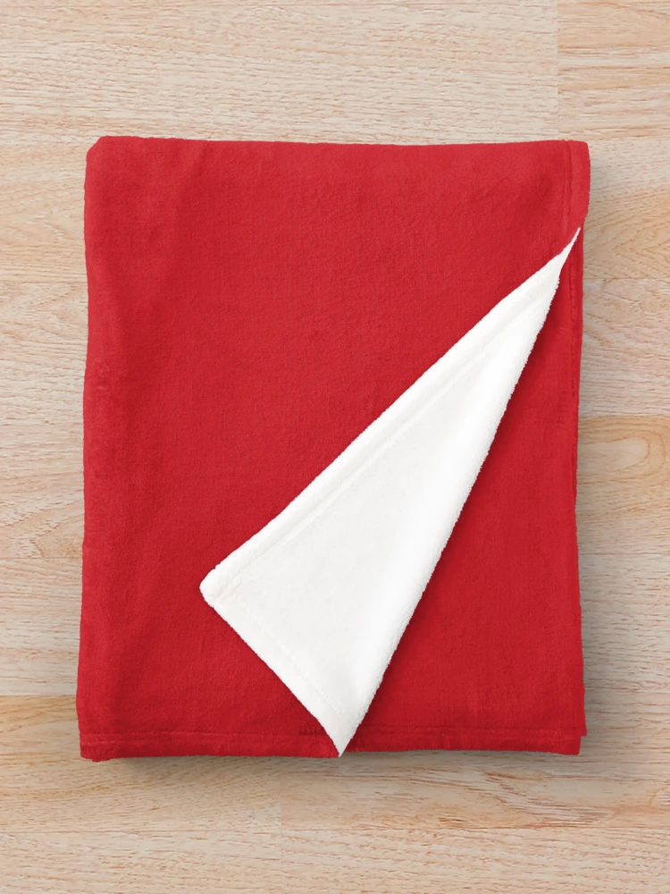 Thumbnail 3 von 6, Fleecedecke, Fire Engine Red Plain color  designt und verkauft von SolidColor.