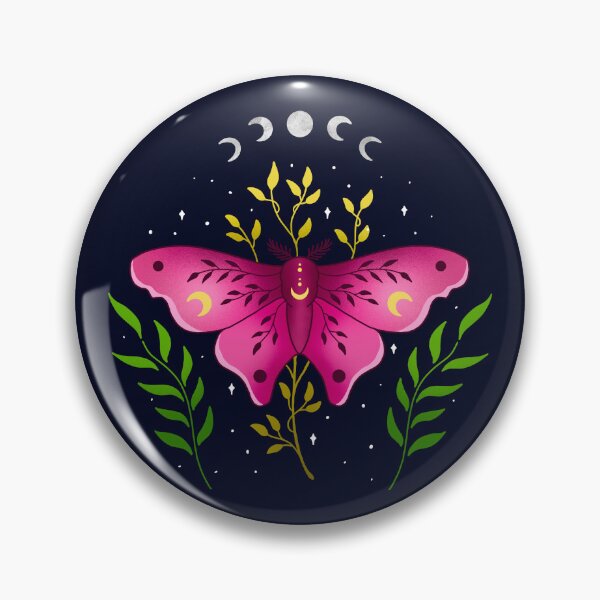 Item preview, Celestial Floral Moth designed and sold by ethnicdrawing.