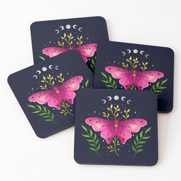 Item preview, Celestial Floral Moth designed and sold by ethnicdrawing.