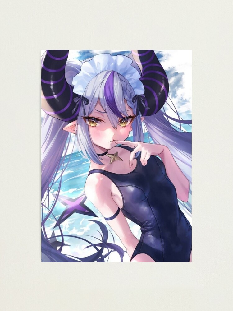 La+ in a swimsuit || Anime girl