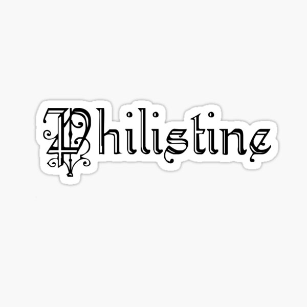 Artikel-Vorschau von Philisterischer antiintellektueller Bourgeois Ein-Wort-Design in Schwarz, designt und verkauft von S Quinn.