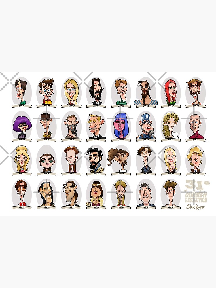 31 Degrees of Caricature Resolution by binarygod
