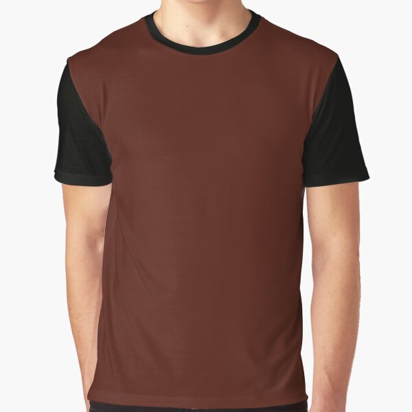 plain dark brown shirt