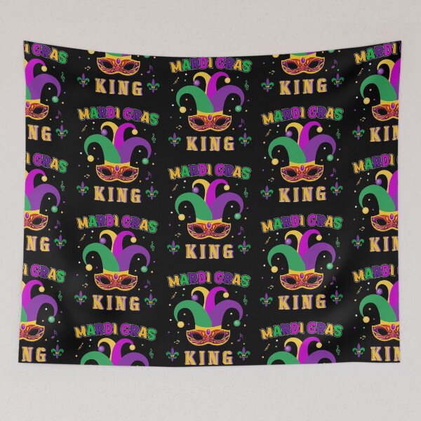 Item preview, Mardi Gras King Mask Boys Adults Men Costume designed and sold by R&BApparel.