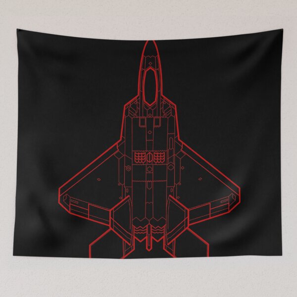 Item preview, Lockheed Martin F-22 Raptor - Red Lines designed and sold by FighterStyle.