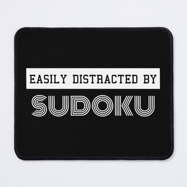Item preview, Easily Distracted By Sudoku Funny Design designed and sold by sherwinc.