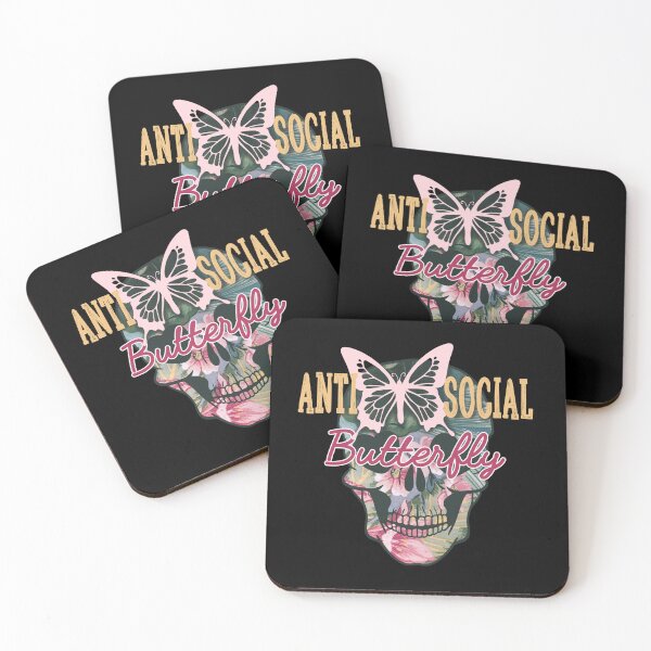 Item preview, Antisocial butterfly designed and sold by pnkpopcorn.
