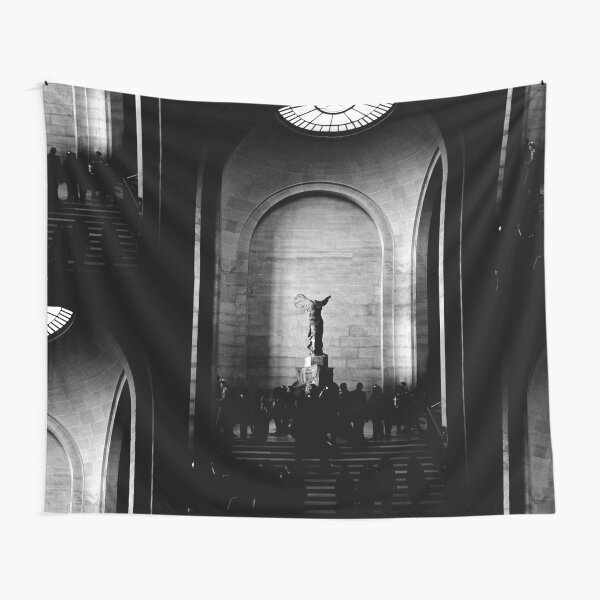 Winged Victory Statue in the Louvre Tapestry