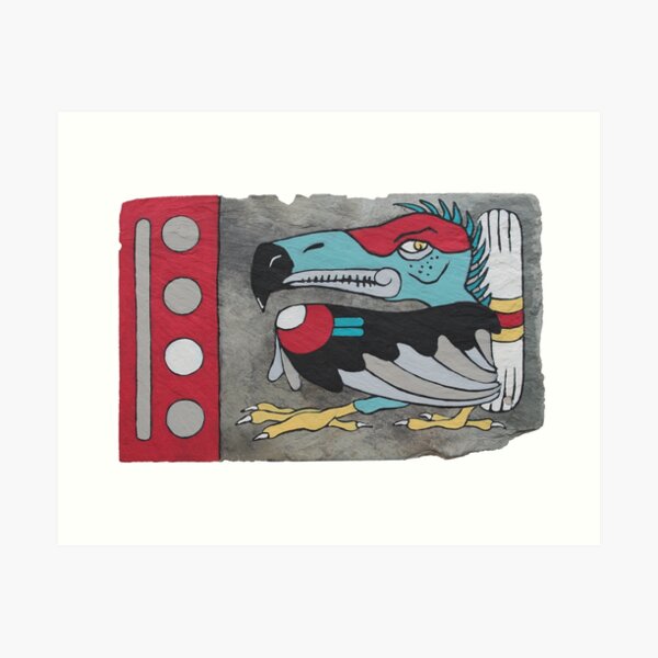 Mayan Vulture Art Print