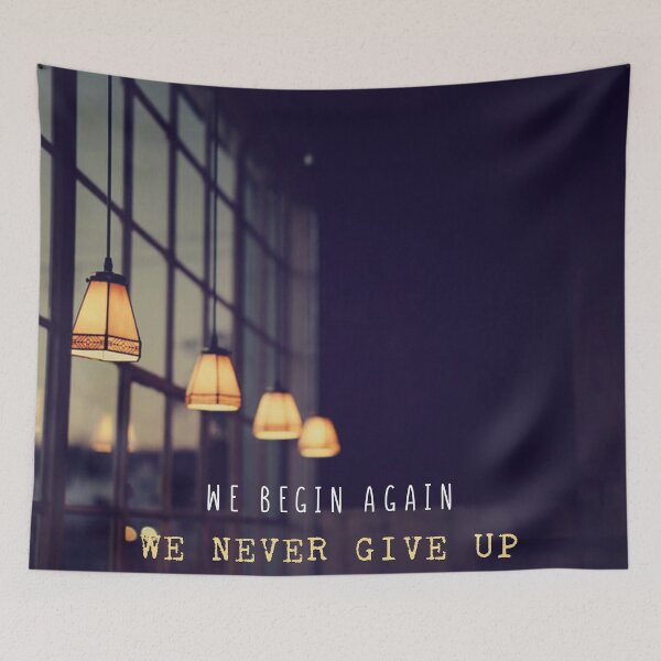 Item preview, We Begin Again designed and sold by jenniferzalzal.