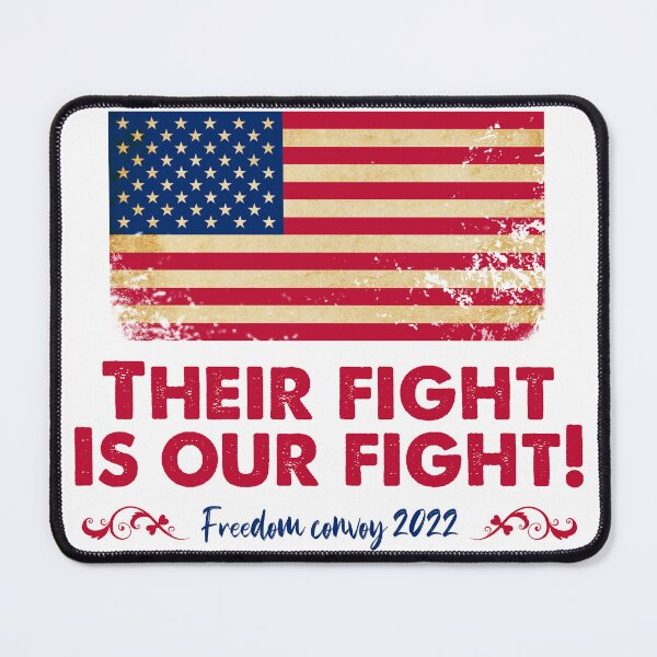 Item preview, Freedom convoy 2022 America - Their fight is our fight! designed and sold by Markotropoya22.