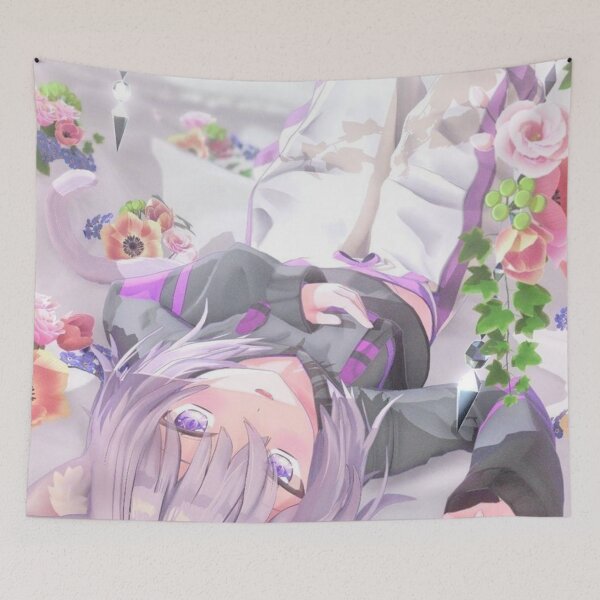 Item preview, Lying surrounded by flowers || Okayu designed and sold by AszaAri.