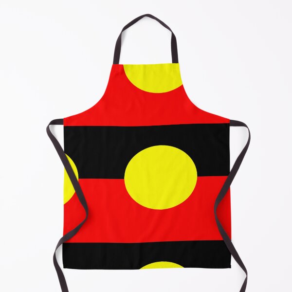 Item preview, Australian Aborigines Aboriginal Flag Australia designed and sold by Draculaura2009.