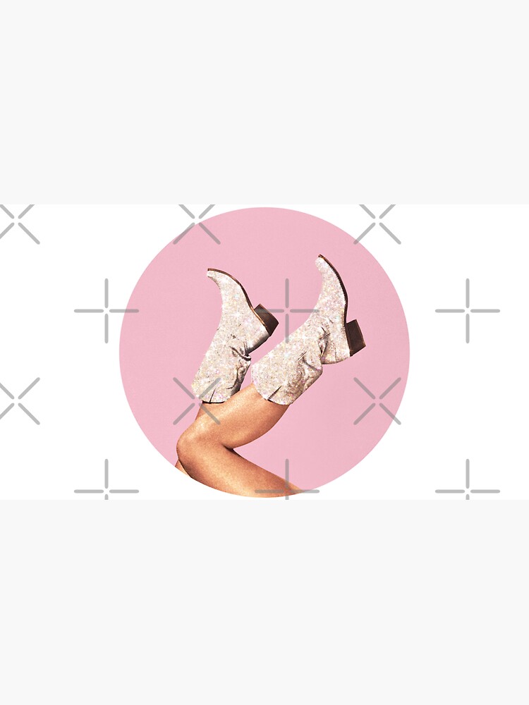 These Boots - Glitter Pink iPhone Case by Vertigo Artography