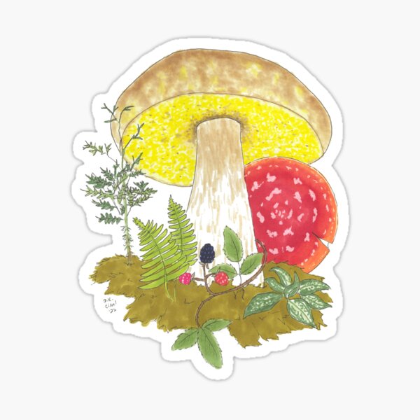 Northwest Flora and Fungi Sticker