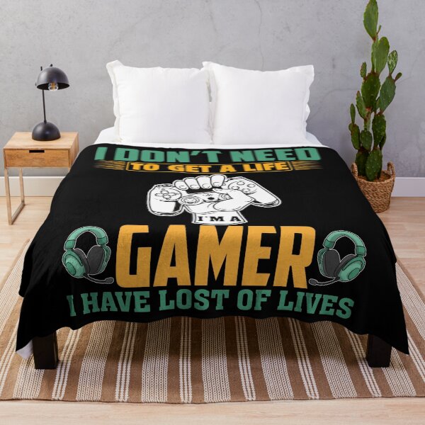 Item preview, I Don't Need To Get A Life Gamer I Have Lost Lives designed and sold by Joxxio.
