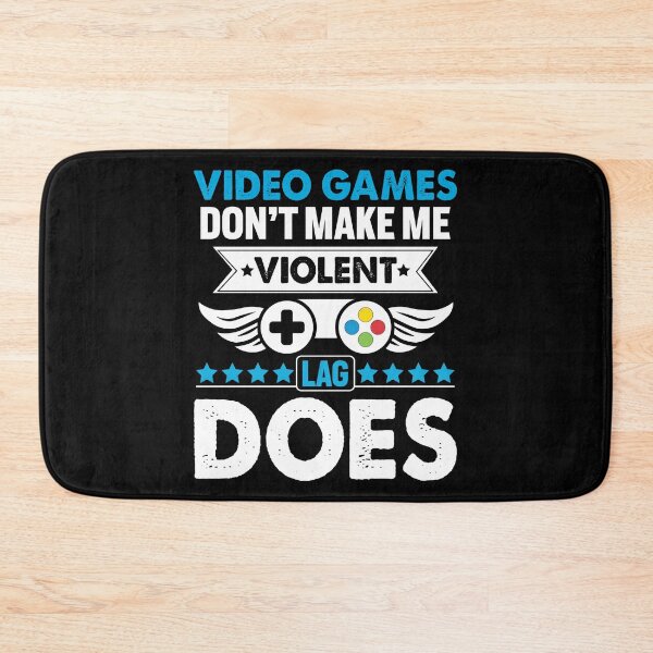 Item preview, Video Game Don't Make Me Violent Lag Does designed and sold by Joxxio.