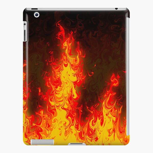 BLUE FLAMES HOT FIRE Black Lightning BLUE ROYAL Blue Turquoise ELECTRIC  NEON iPad Case & Skin for Sale by JadedVintage