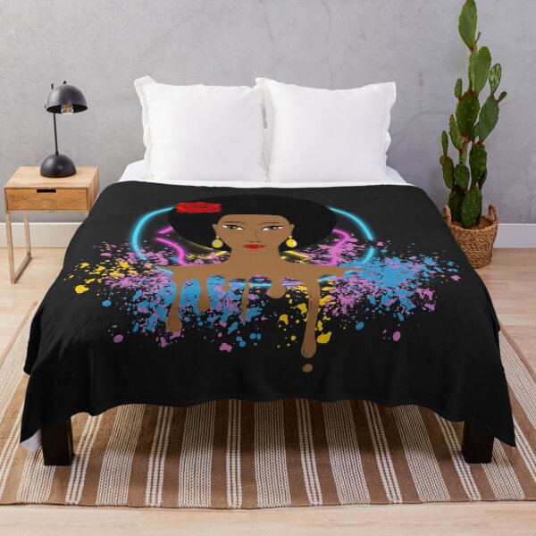 Item preview, Dripping woman head with paint splash design designed and sold by seelya83.
