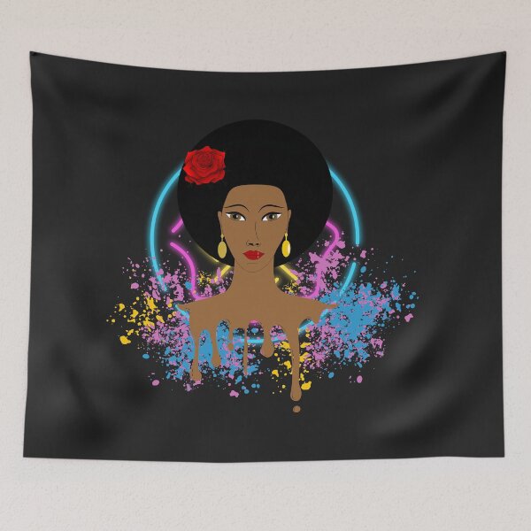 Item preview, Dripping woman head with paint splash design designed and sold by seelya83.