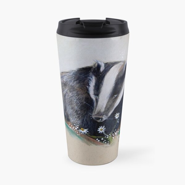 Woodland Badger Travel Mug