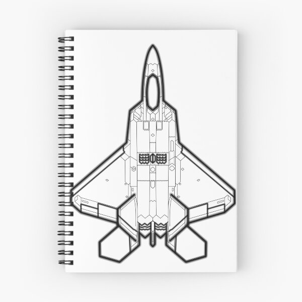 Item preview, Lockheed Martin F-22 Raptor - Black Lines designed and sold by FighterStyle.