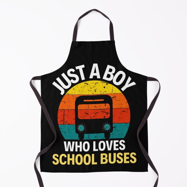 Item preview, Just A Boy Who Loves School Buses Funny Back To School For Kids designed and sold by chetan786.