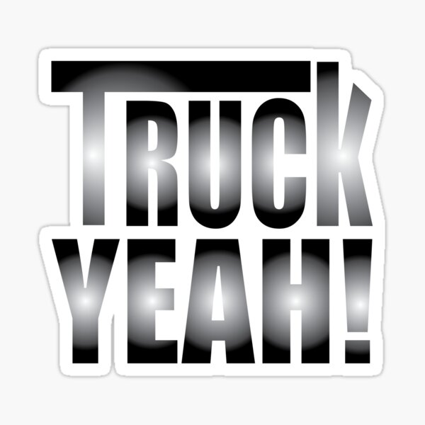 Truck Yeah! Dark Sticker