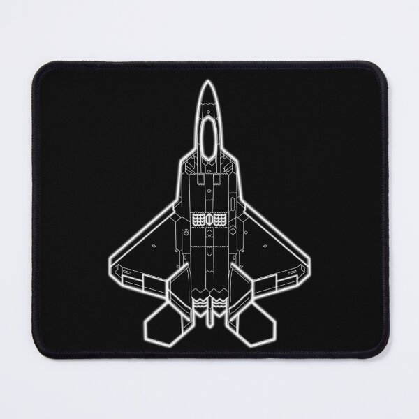 Item preview, Lockheed Martin F-22 Raptor - White Lines Glare designed and sold by FighterStyle.