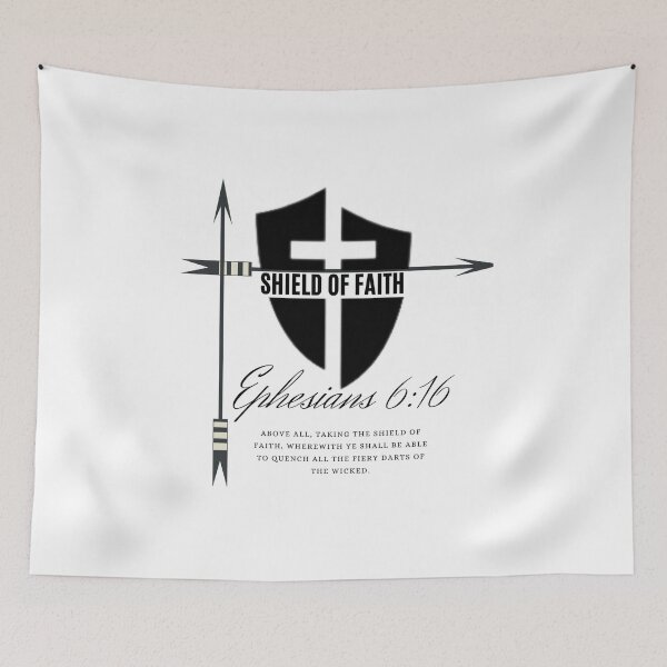 Item preview, SHIELD OF FAITH Ephesians 6:16 - Christian t-shirt, sweatshirt, hoodie, youth, women's etc. designed and sold by Brent Horton.