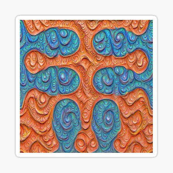No person #DeepDream #Art Sticker