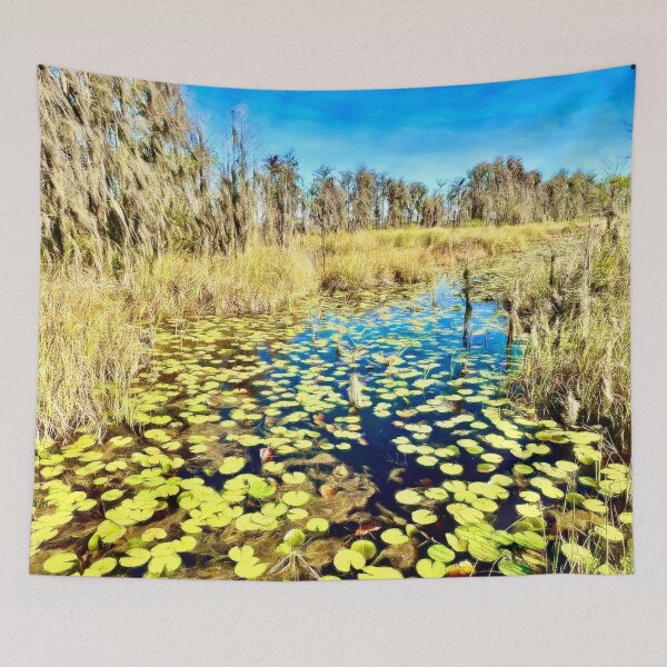 Item preview, Cypress Swamp and Lily Pads designed and sold by Pamela Storch.