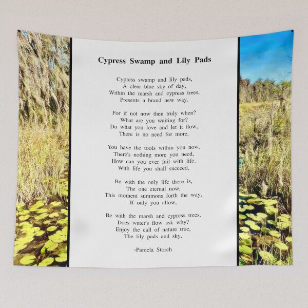 Item preview, Cypress Swamp and Lily Pads Poem designed and sold by Pamela Storch.