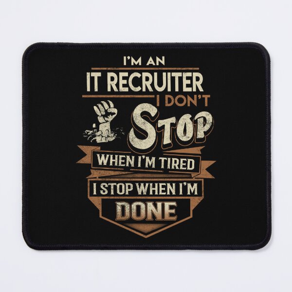 Item preview, It Recruiter T Shirt - I Stop When Done Job Gift Item Tee designed and sold by paneczkopat.